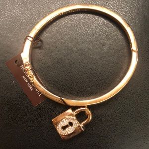 Henri Bendel Pave Lock Bangle NWT